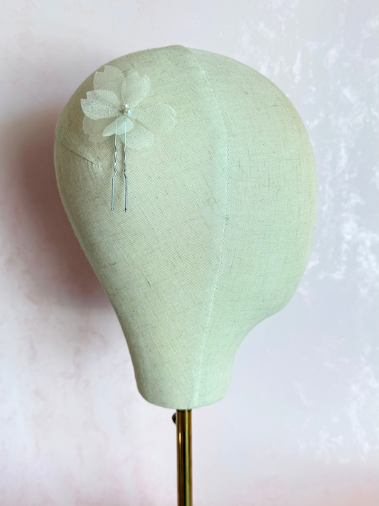 Hair Pin Flor Organza