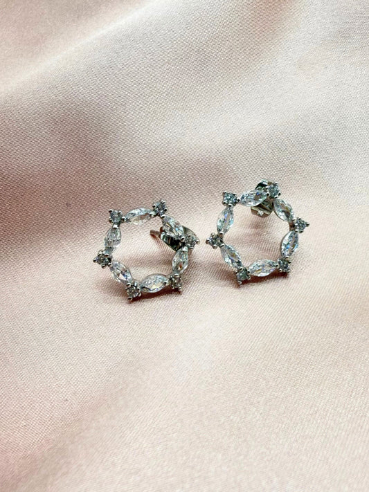 Aretes Aro Circonias