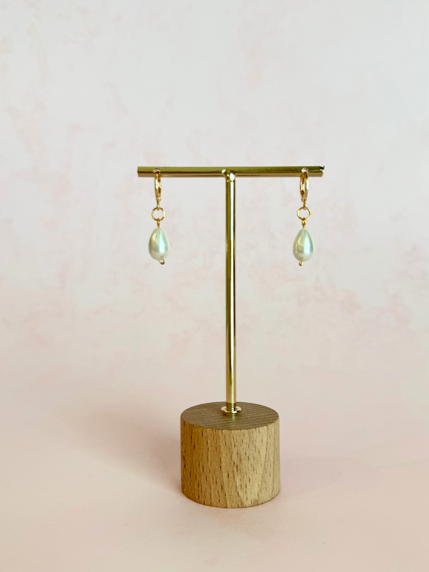 Aretes Perla Colgante