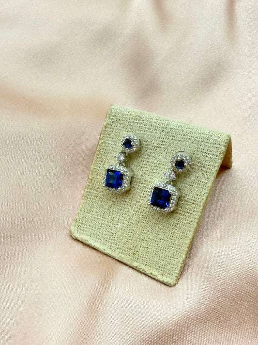 Aretes Zafiro Medianos