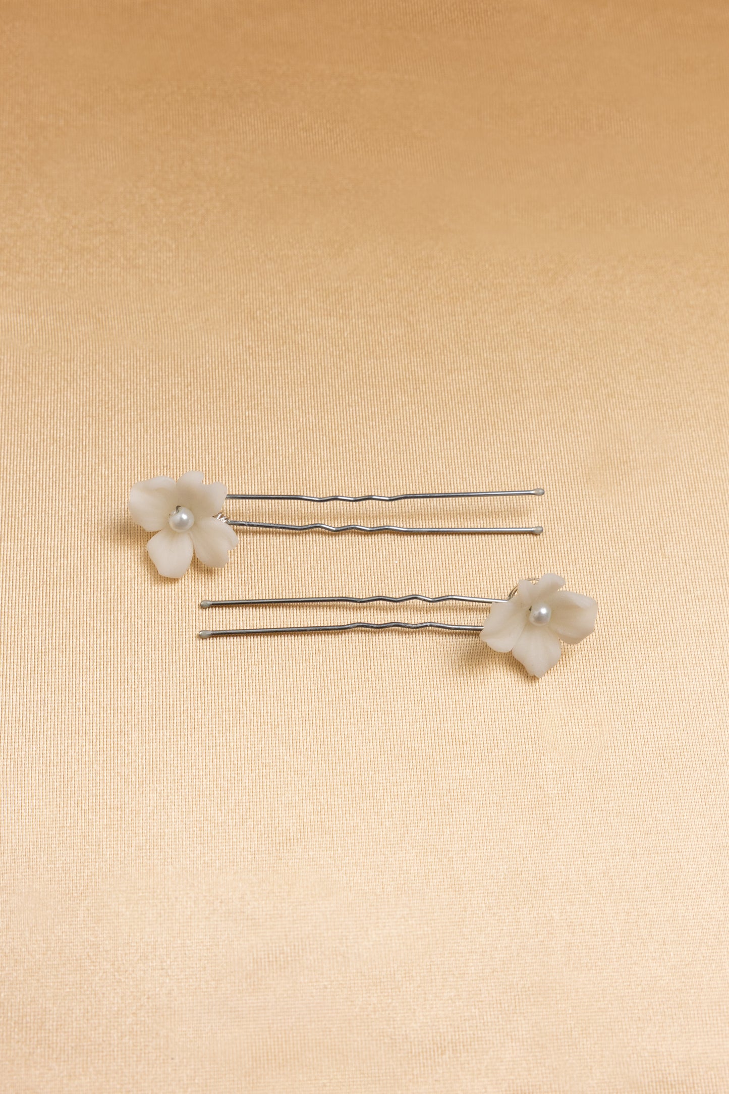 Hair pin Flor Porcelana Pétalos
