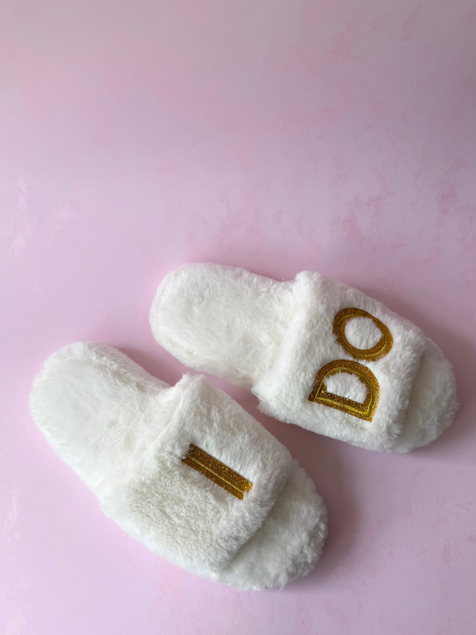 Pantuflas I DO bordadas