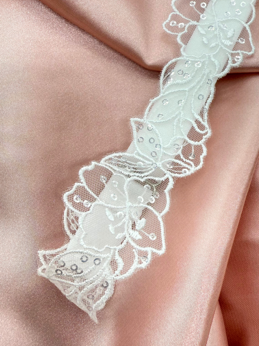 Liguero Floral Transparente