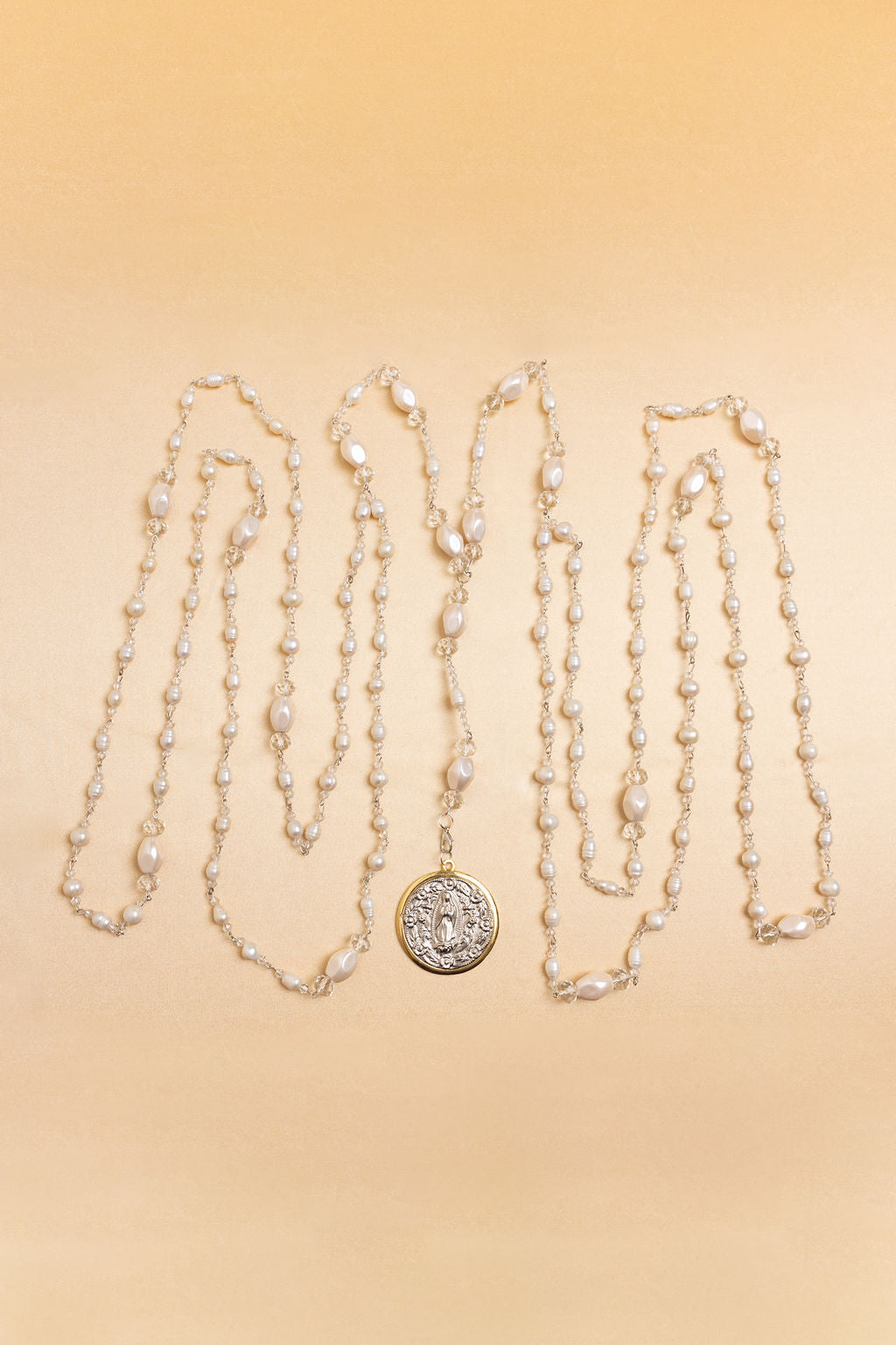 Lazo Perlas Cultivadas y Cristales