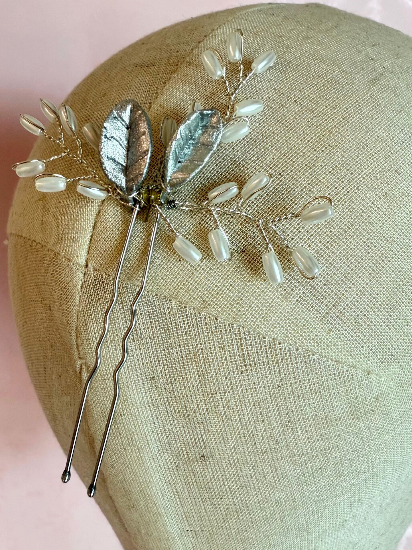 Hair pin Bohemia Plateado