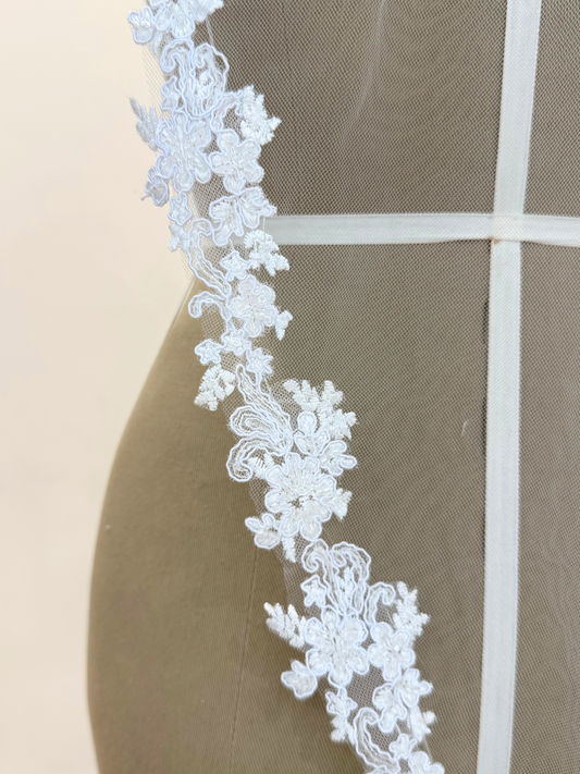 Velo Blanco Pedrería