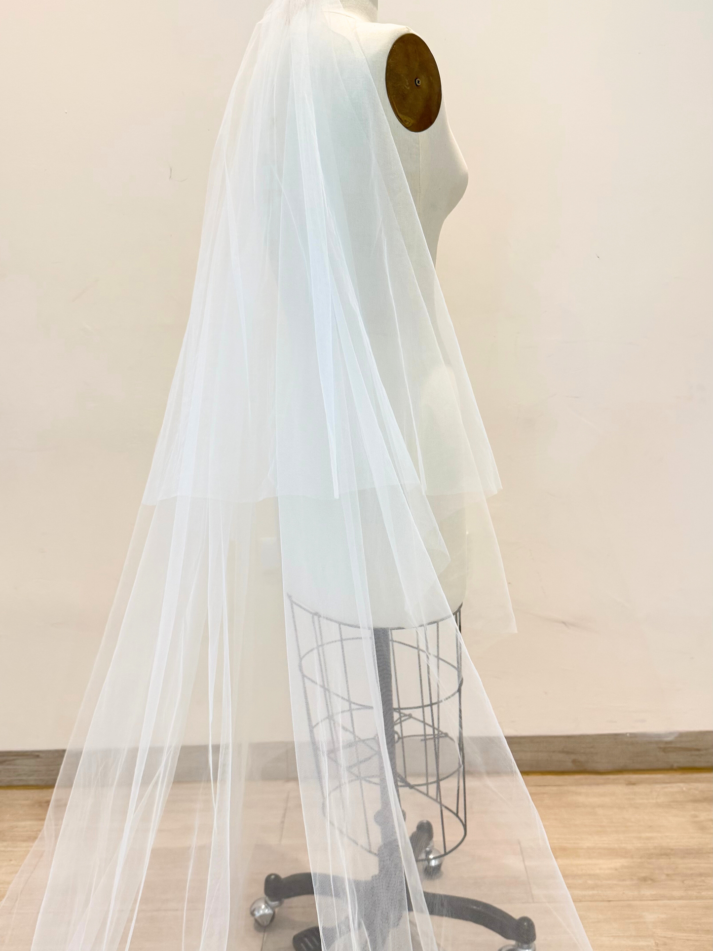 Velo Novia Catedral Doble Capa