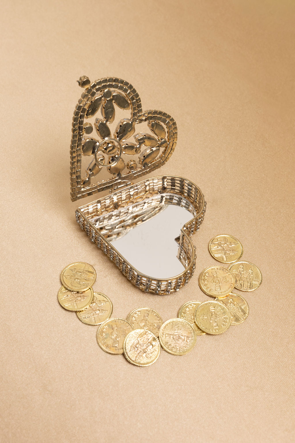 Cofre Arras Corazón Pedrería