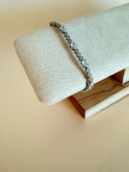 Pulsera Circonias Mixta