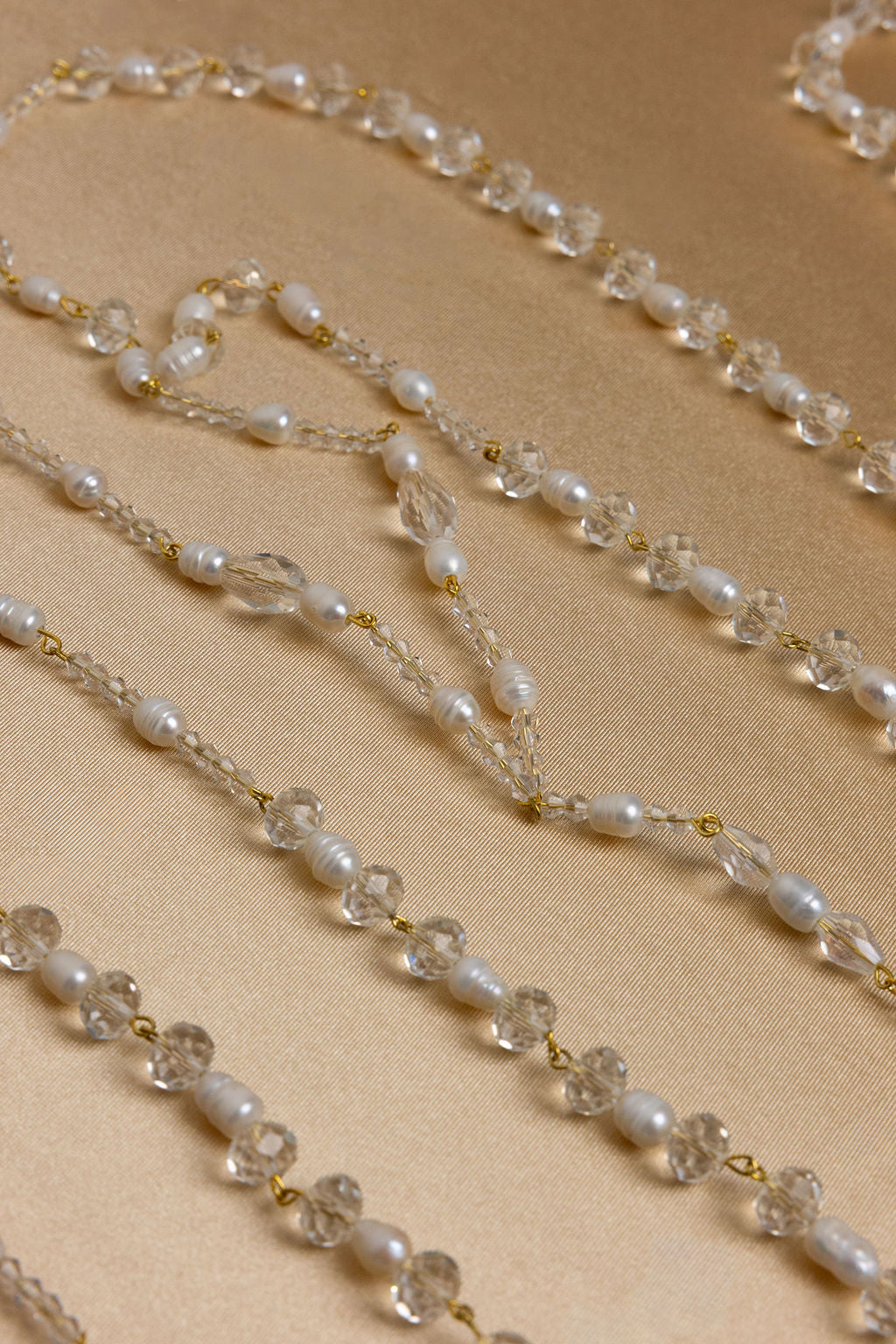 Lazo Matrimonial Perlas Dorado