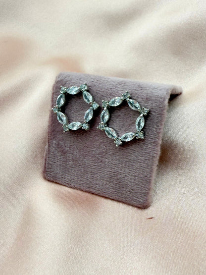 Aretes Aro Circonias