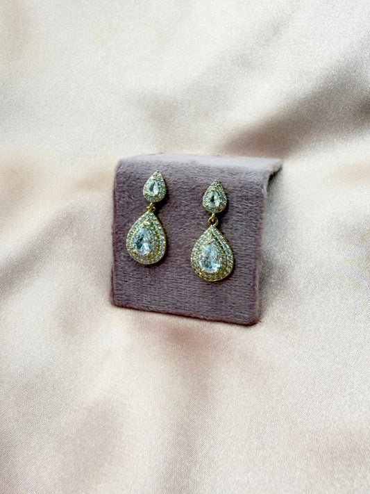 Aretes Dorados Gota