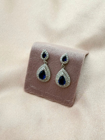 Aretes Zafiro Gota