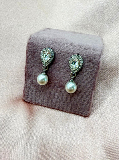 Aretes Perla Colgante