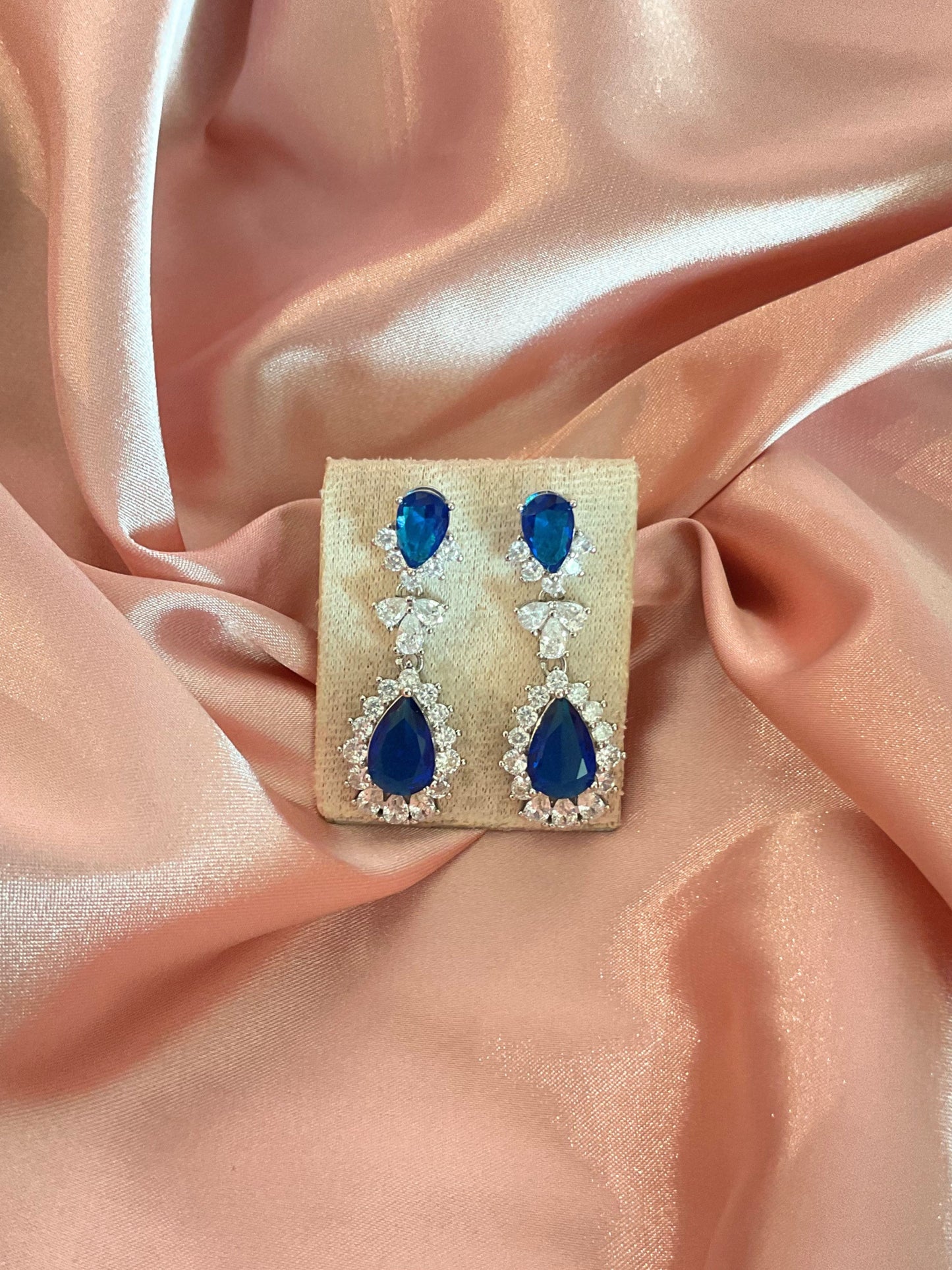 Aretes XL Zafiro