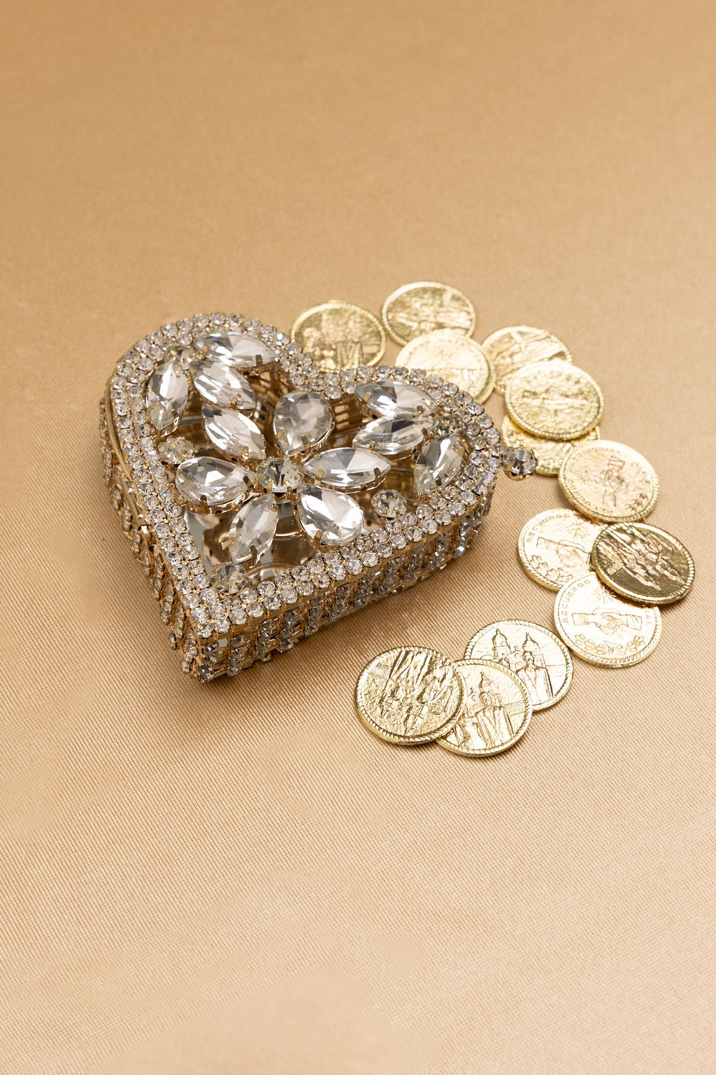 Cofre Arras Corazón Pedrería