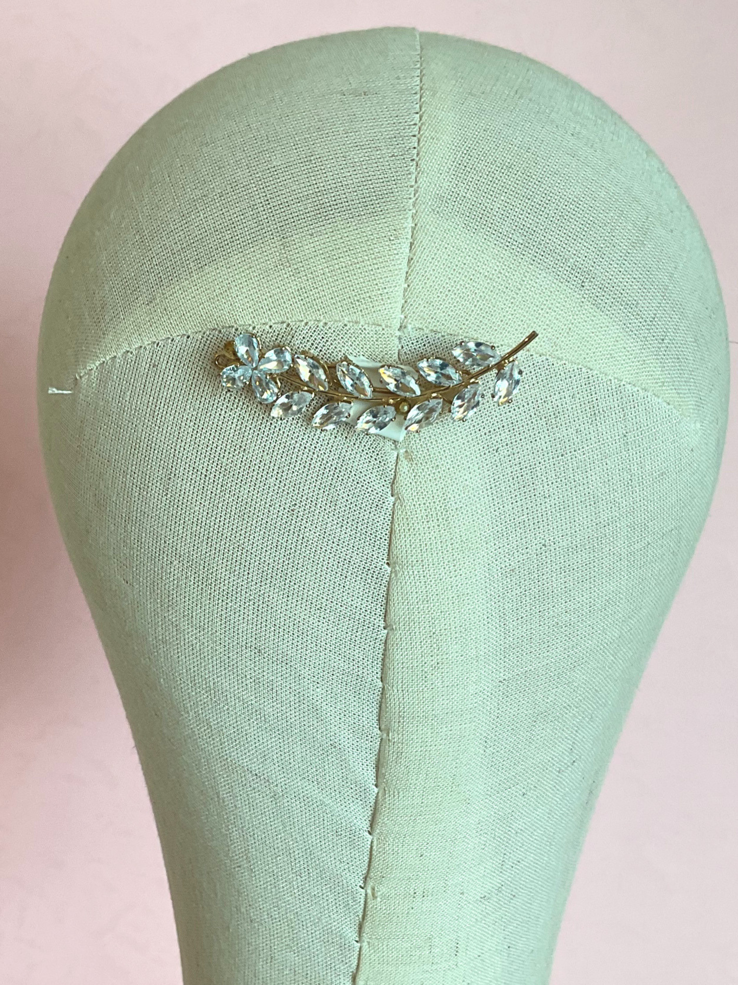 Broche mini rose gold circonias
