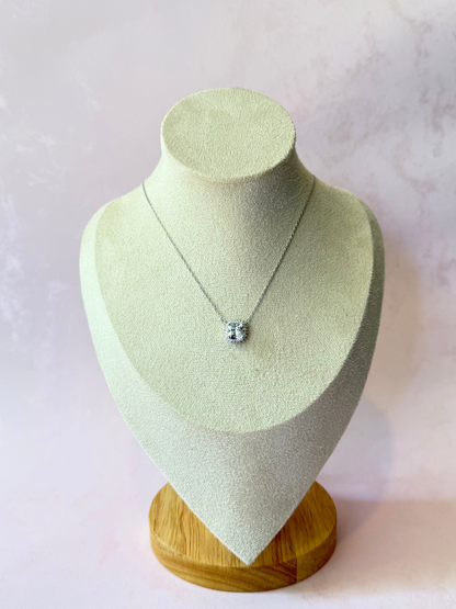 Collar Cuadrado Zirconia