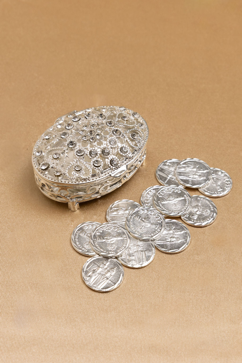 Cofre Arras Ovalado Plata