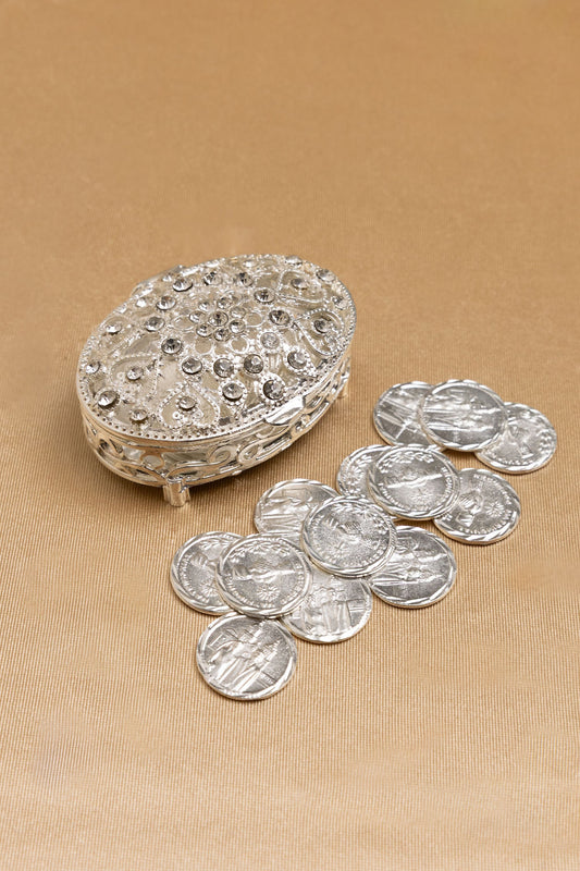 Cofre Arras Ovalado Plata