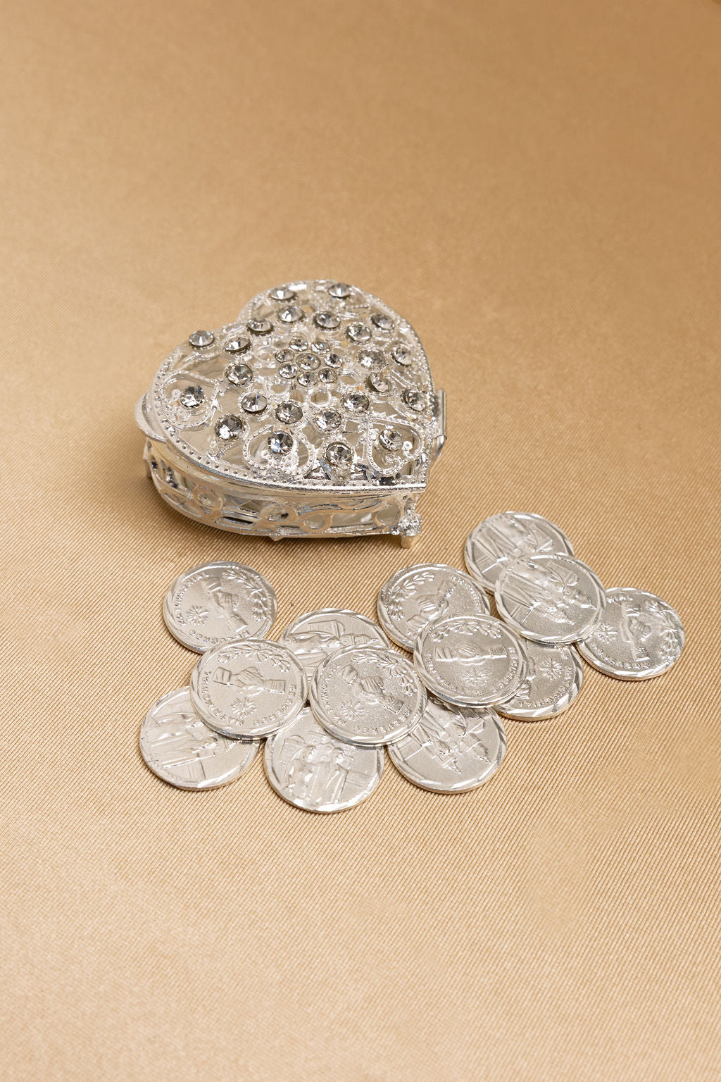 Cofre Arras Corazón Chispas