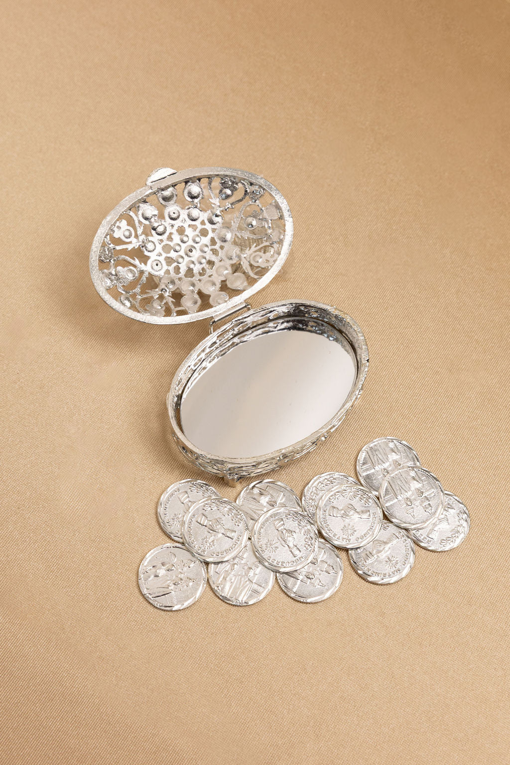 Cofre Arras Ovalado Plata