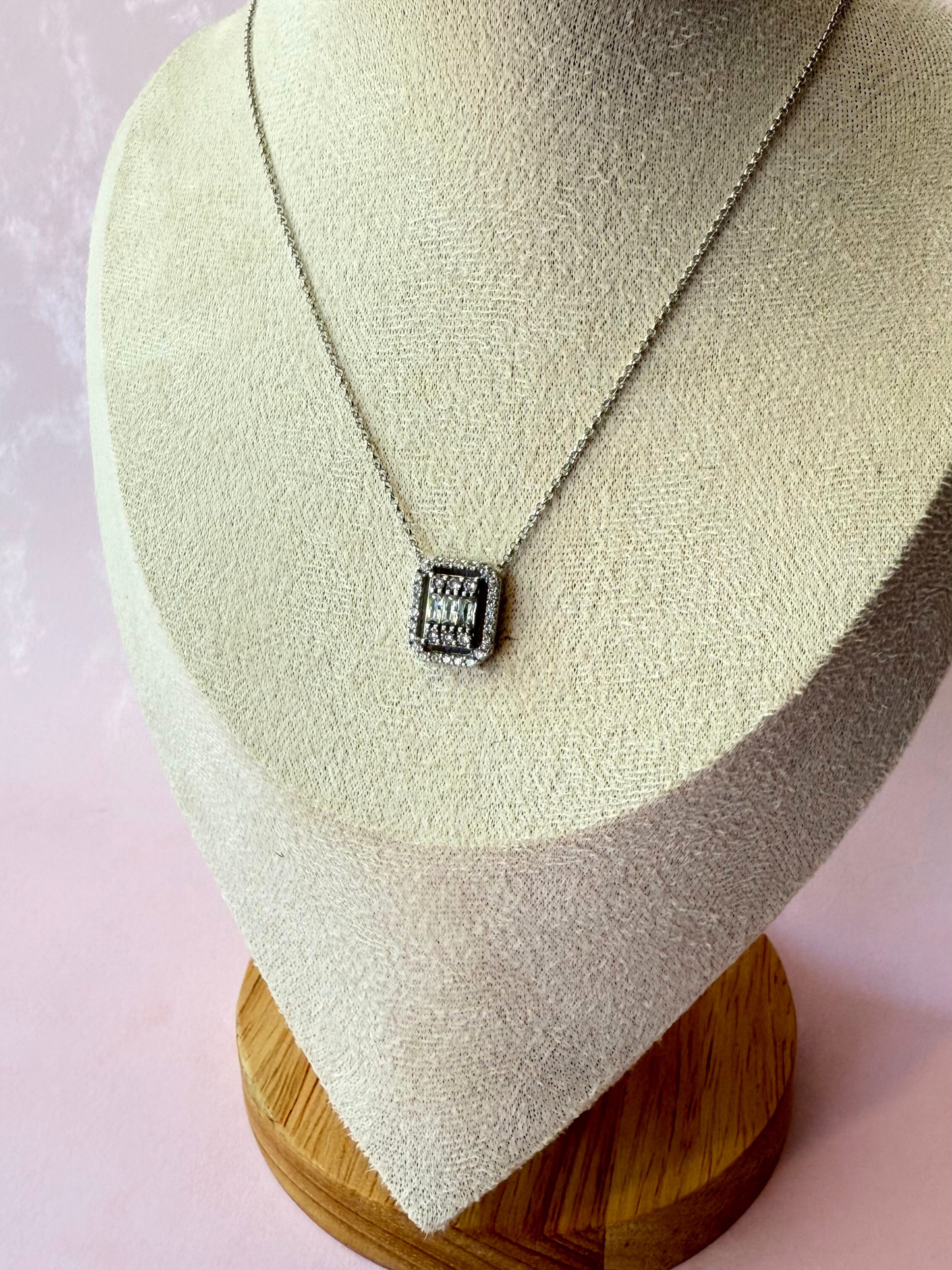 Collar destello rectangular