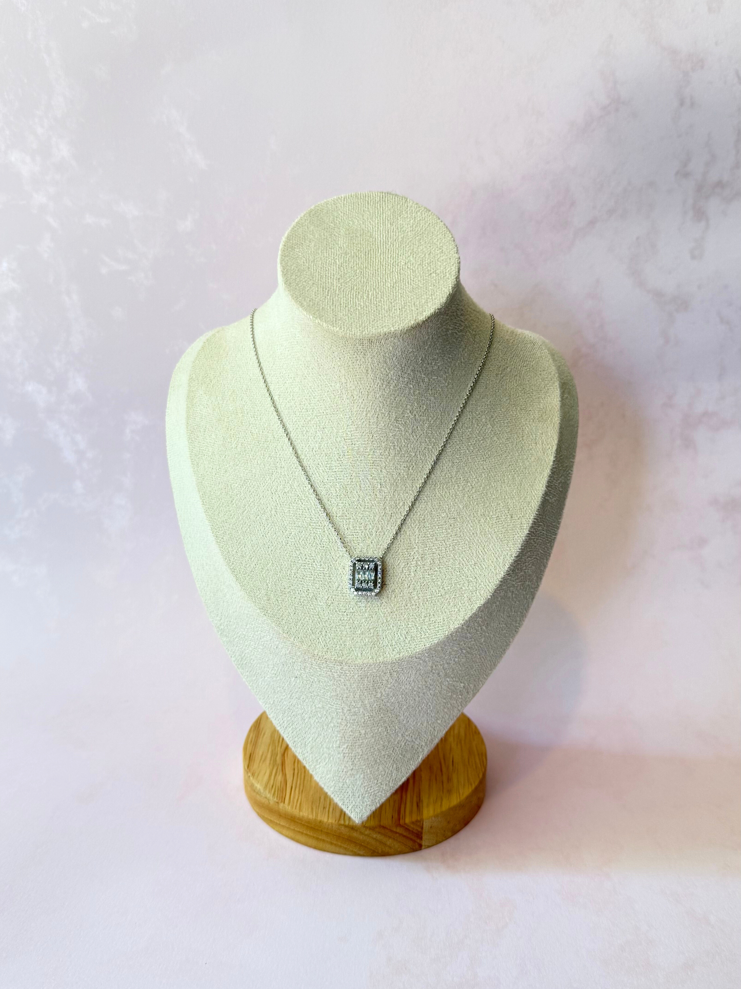 Collar destello rectangular