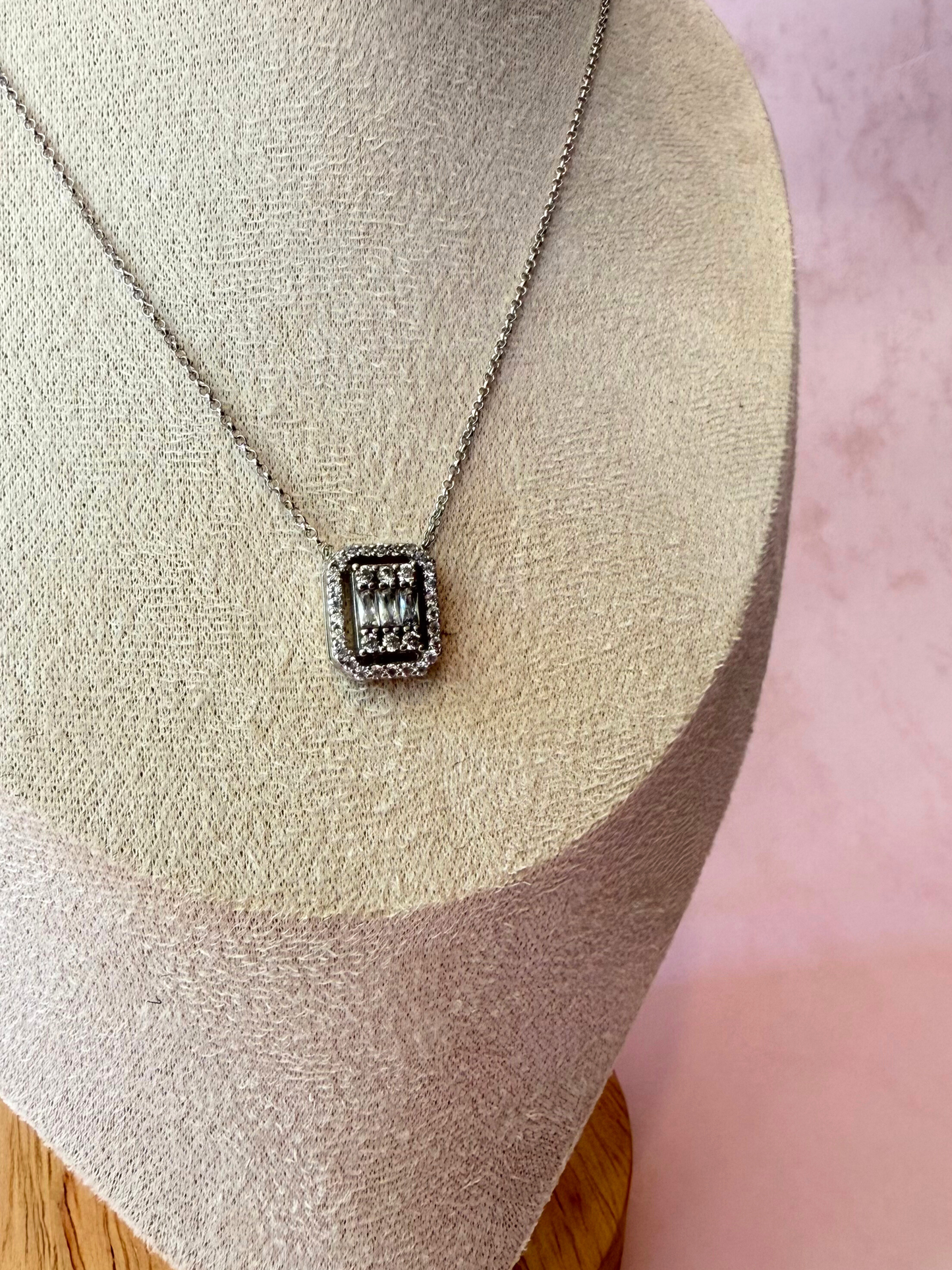 Collar destello rectangular