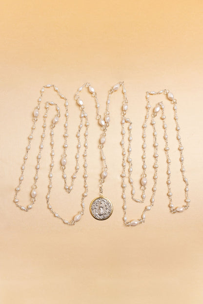 Lazo Perlas Cultivadas y Cristales