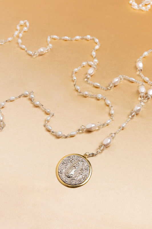 Lazo Perlas Cultivadas y Cristales