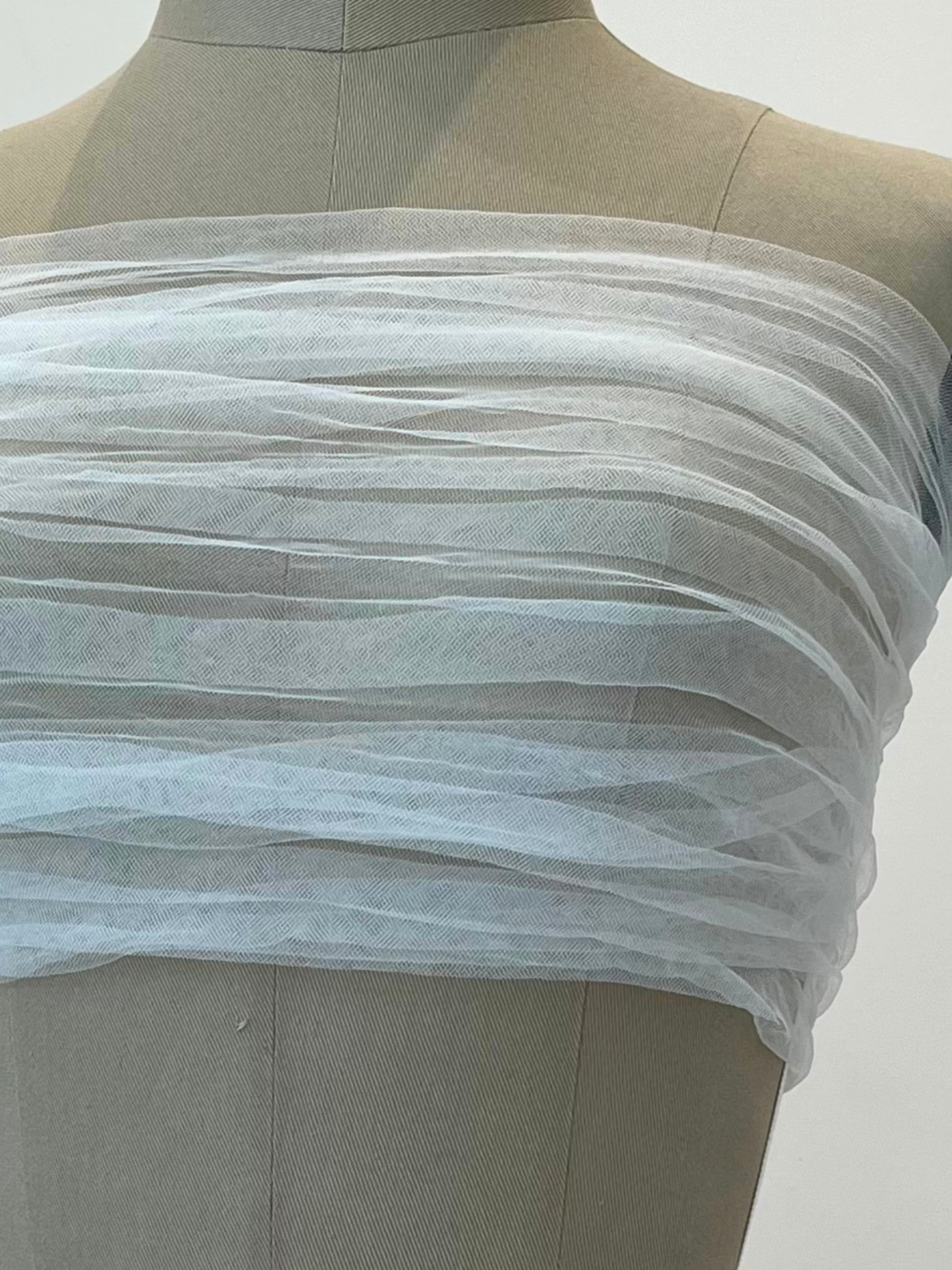 Bolero tul drapeado