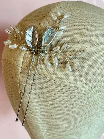 Hair pin Bohemia Plateado