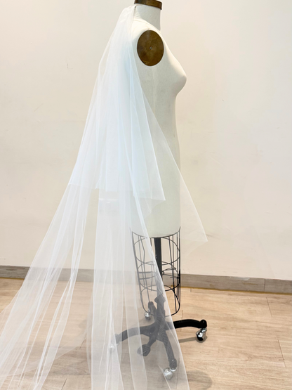 Velo Novia Catedral Doble Capa