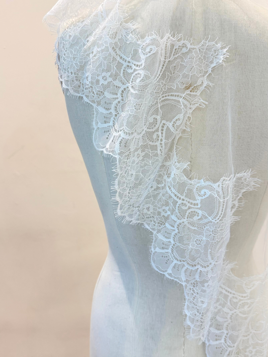 Velo encaje Malva