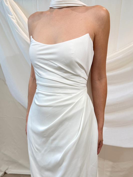 Vestido Midi Drapeado