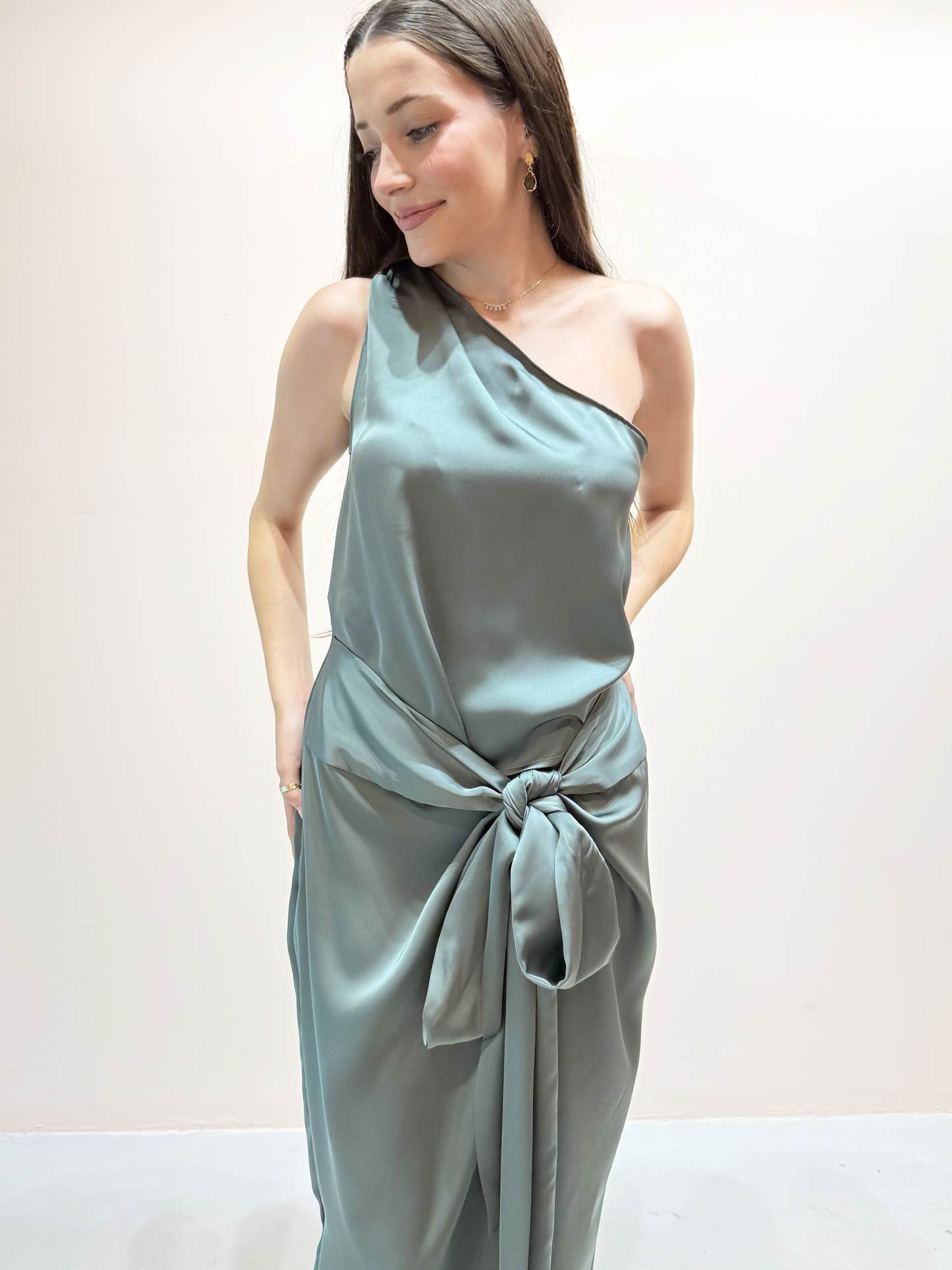 Vestido Fiesta Acrab Verde