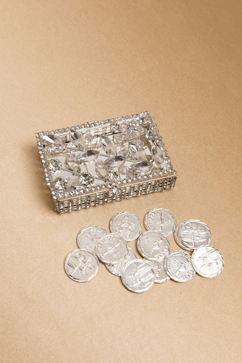 Cofre arras rectangular guías