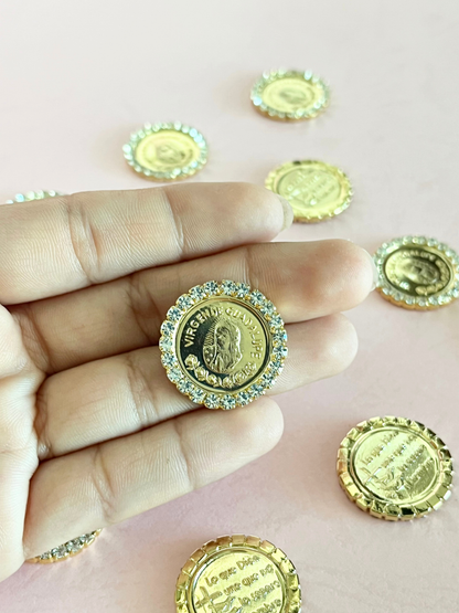 Monedas arras pedrería