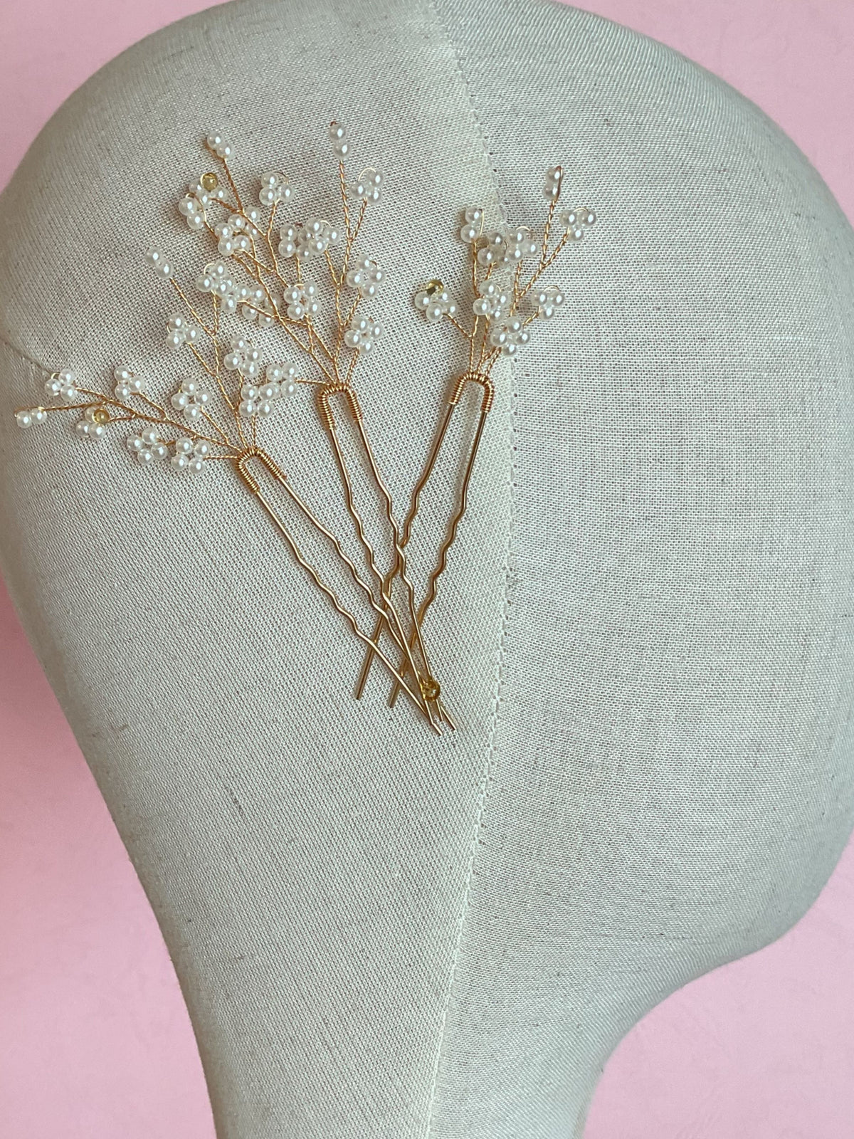 Hair pins perlitas mini